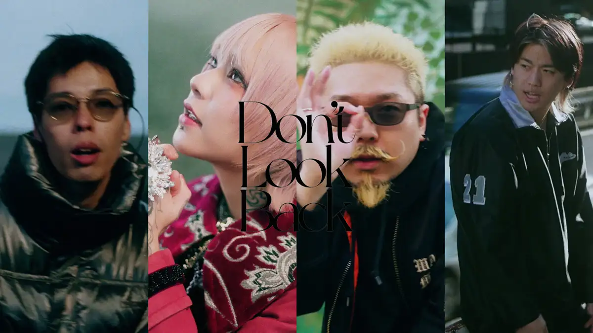 MV「Don't Look Back feat. 4s4ki, RhymeTube, OHTORA & Hanagata (Prod. by RhymeTube ＆ maeshima soshi)」のサムネイル