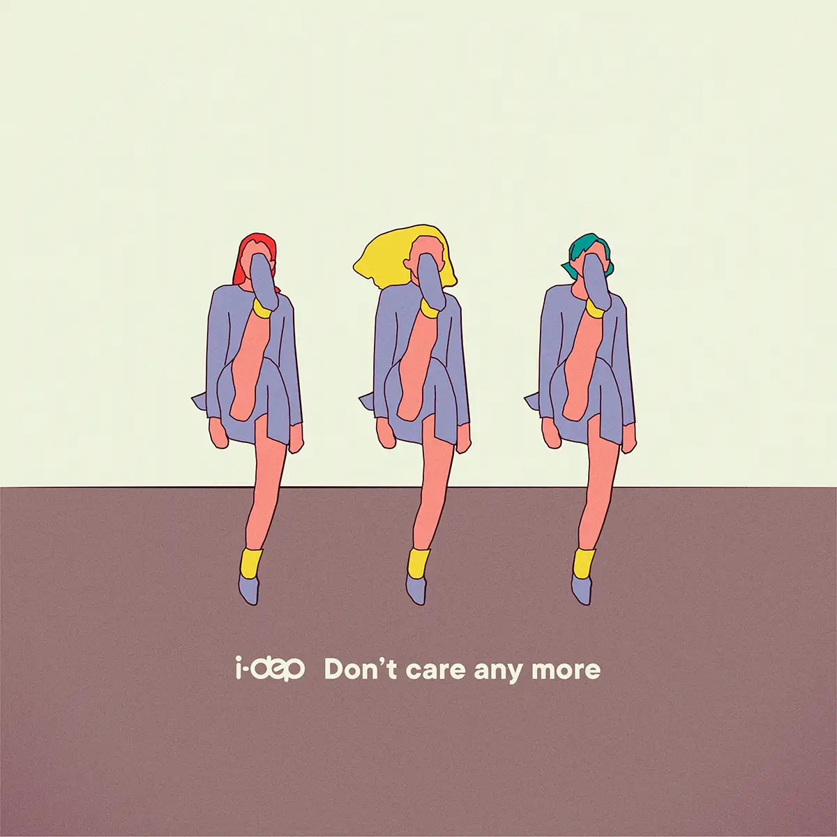 「Don’t care any more」i-dep アートワーク