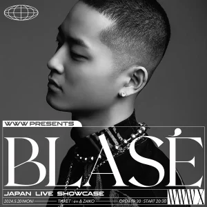 『BLASÉ JAPAN LIVE SHOW CASE』フライヤー