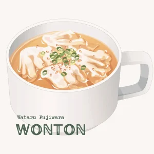 「Wonton」Wataru Fujiwaraアートワーク