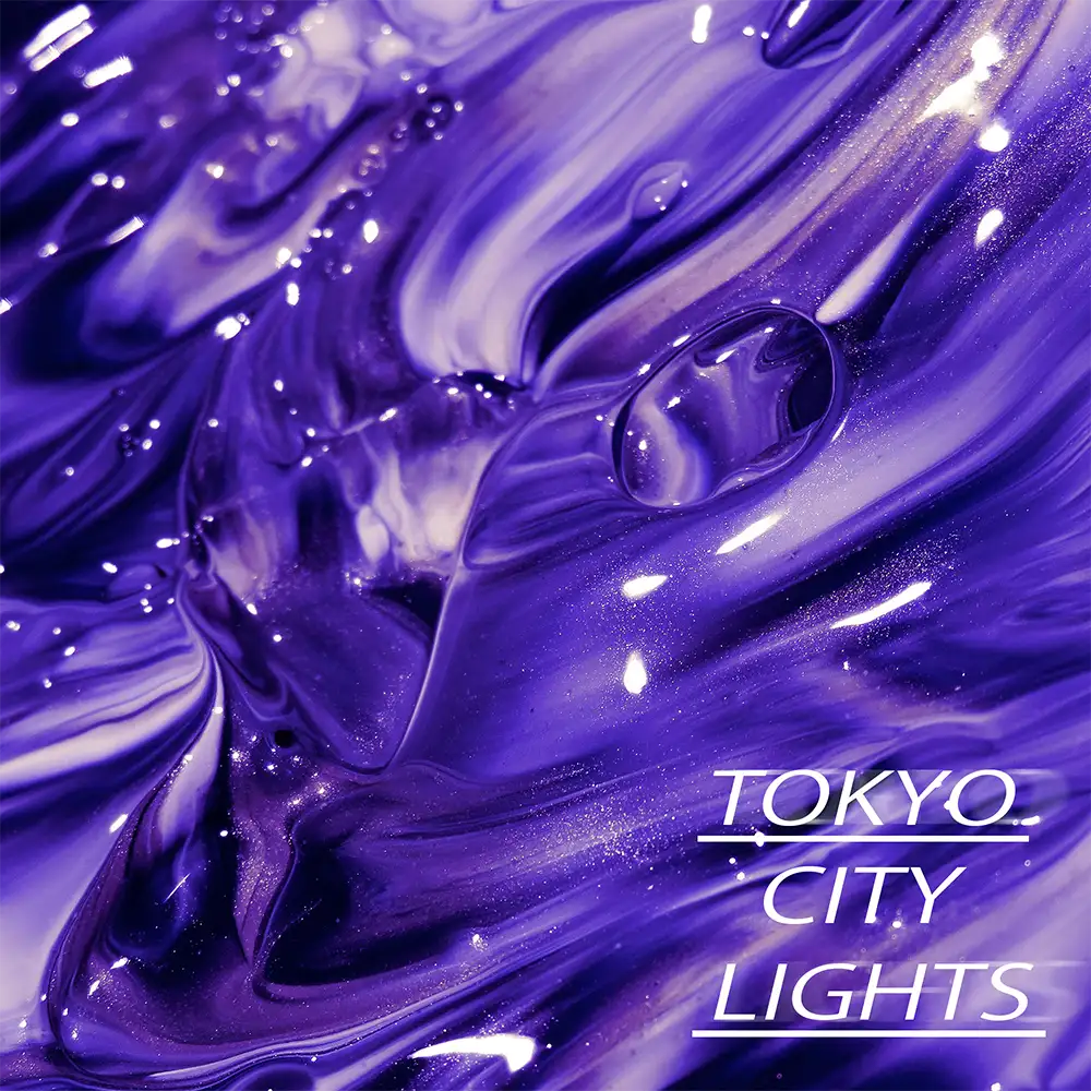 「Tokyo City Lights」B-HOPE & Hazy Blueアートワーク