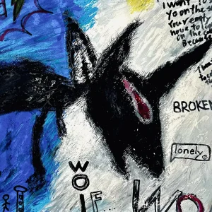 「WOLF MOON」Broken Kangarooアートワーク