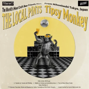 「Tipsy Monkey」THE LOCAL PINTSアートワーク