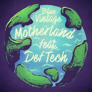 「Mother Land」Blue Vintageアートワーク