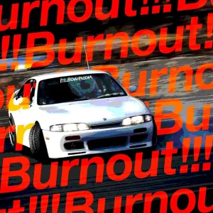 「Burnout!!!」ELBOWROOMアートワーク