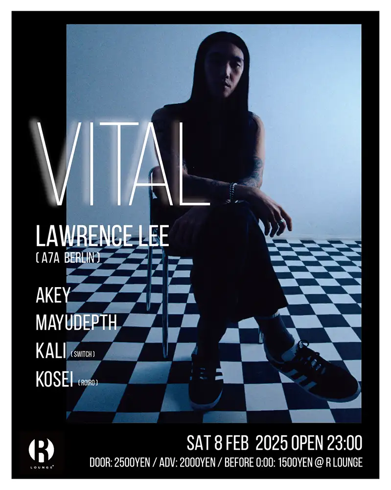 『VITAL feat. Lawrence Lee』フライヤー