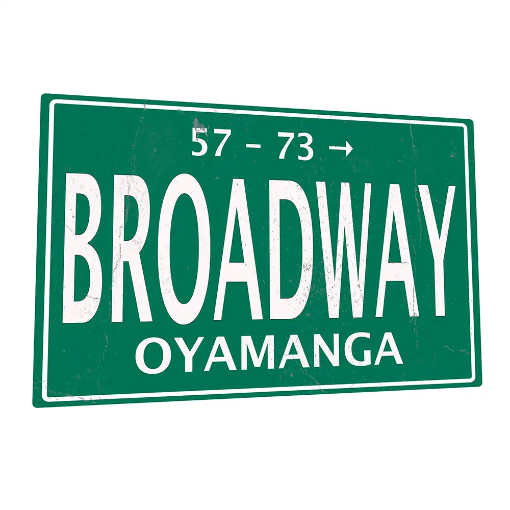 『Broadway』 OYAMANGAアートワーク