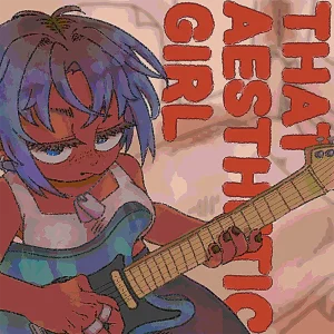 「That Aesthetic Girl」 Sad Happy Birthdaysアートワーク