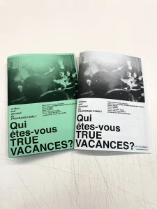 『LIVE TAPE』TRUE VACANCES付属ZINE