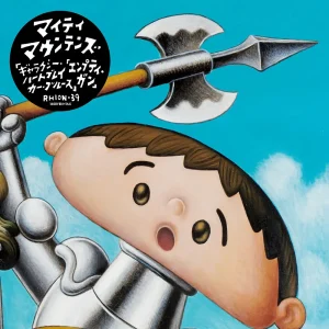 「ギャラクシー・ハートブレイカー・ブルース／エンプティ・ガン（両A面）」マイティマウンテンズアートワーク