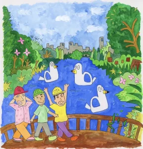 「INOKASHIRA PARK」ダイナマイトどんどんアートワーク