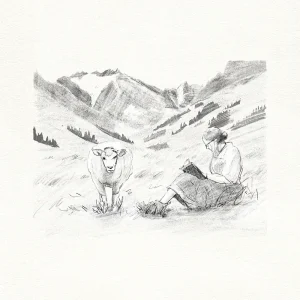 「夏休み / 異星人」メコンアートワーク