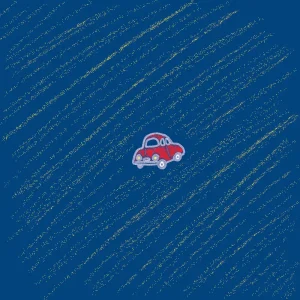 「深夜光速」ウィークエンドブルーアートワーク