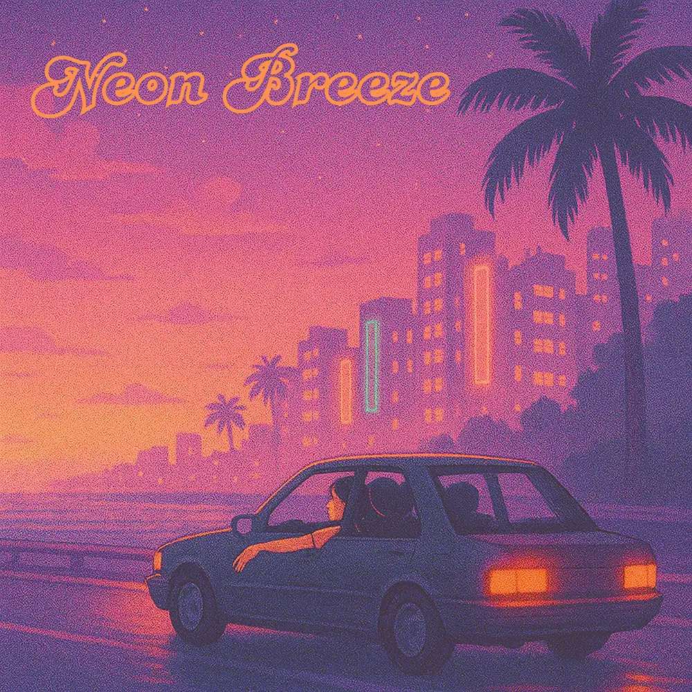「Neon Breeze」Naomi Enoアートワーク