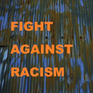 「FIGHT AGAINST RACISM」 ヘントナー大佐アートワーク