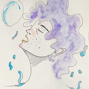 「Lit me like up summer」Julia Takadaアートワーク