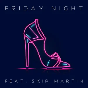 「Friday Night (feat. Skip Martin)」/ RiE MORRiSアートワーク