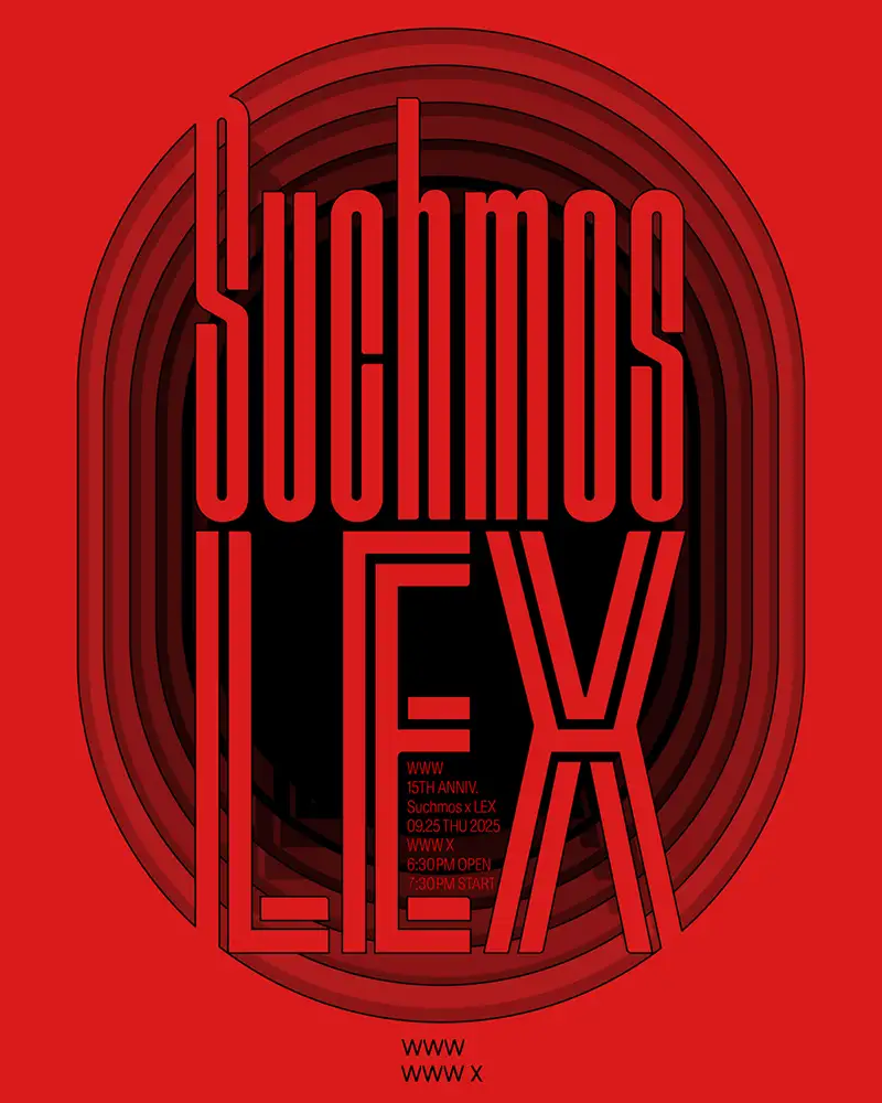 「Suchmos × LEX」フライヤー