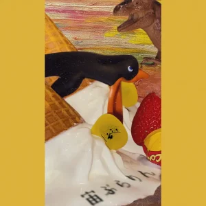 「宙ぶらりん」エダワカレアートワーク