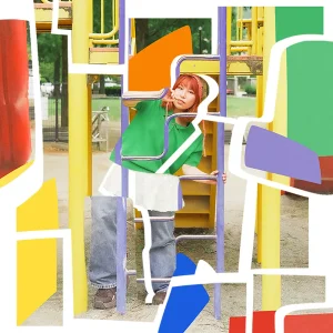 「でんぐりがえし」ヒラウチマイアートワーク