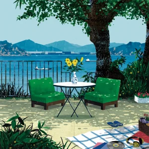 「モノトーンの夏 feat. 武藤彩未」 k.o.i. noteアートワーク