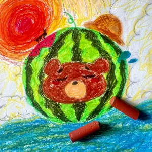 「割れてしまったクレヨン」 ジャムトハイボールアートワーク