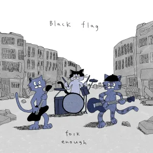 「blck flag」folk enoughアートワーク
