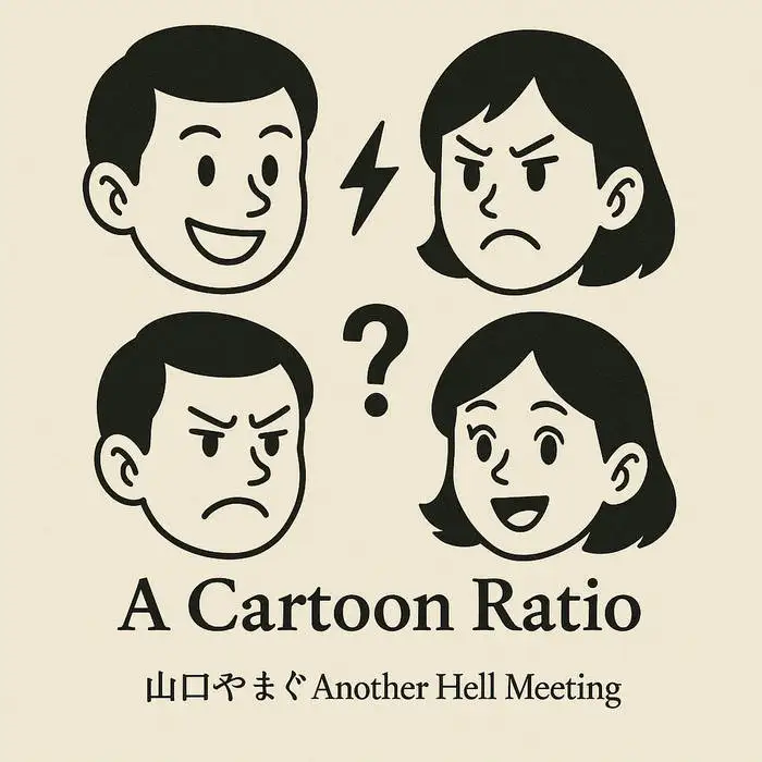 『A Cartoon Ratio』山口やまぐAnother Hell Meetingアートワーク