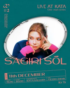 「LIVE AT KATA One-man Series」フライヤー