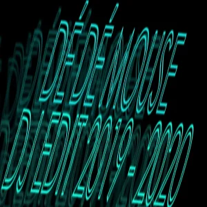 『DÉ DÉ MOUSE DJ EDIT 2019-2020』 DÉ DÉ MOUSEアートワーク