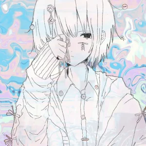 「カラフル感情充電中」yui bbbアートワーク