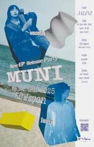 “MUNI” Release Liveフライヤー