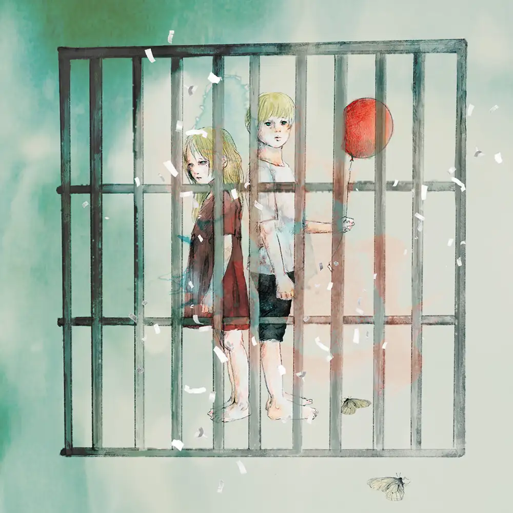 『檻、子供達、昨日の明日。』yeti let you noticeアートワーク
