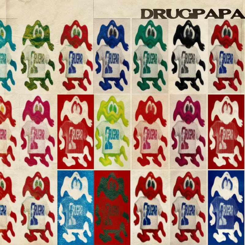 「去年マジェスティックで」 DRUGPAPAアートワーク