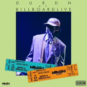 『DURDN at Billboard Live』 DURDNアートワーク