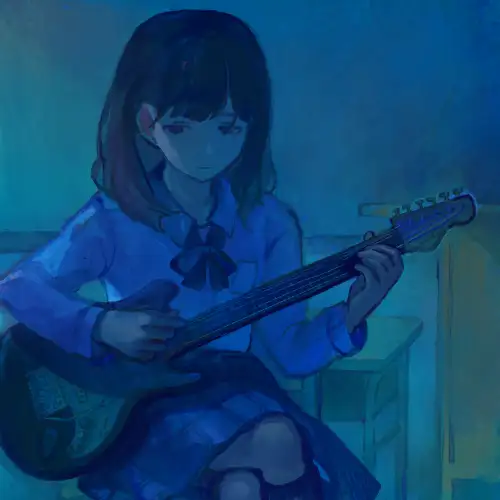『GUITAR』/ 罅アートワーク