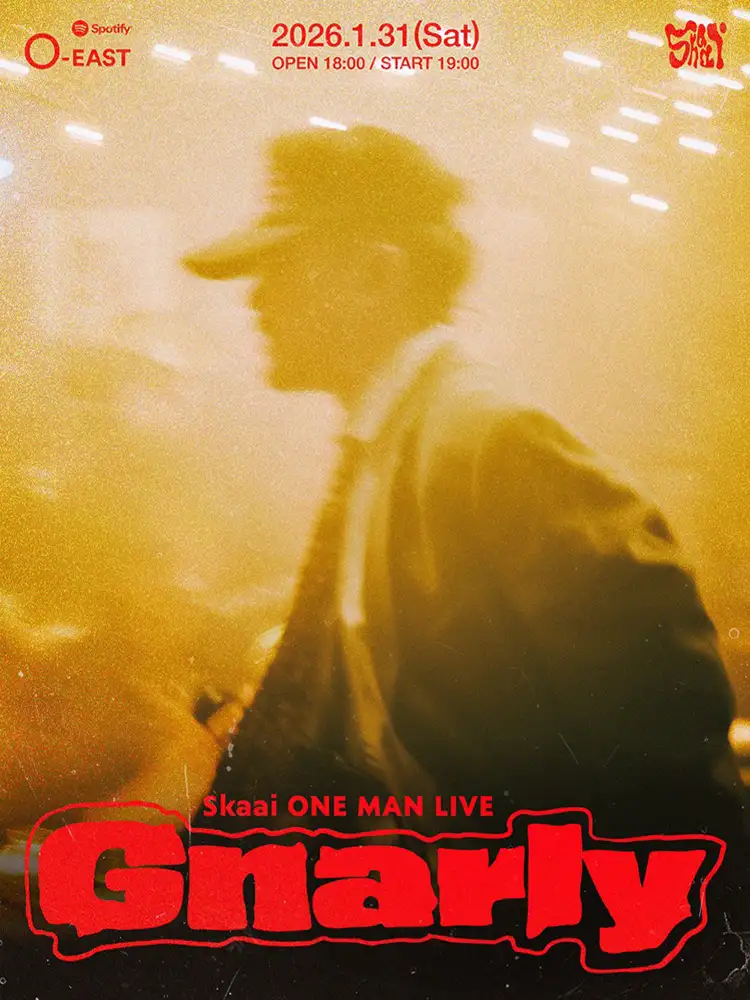 『Skaai ONE MAN LIVE Gnarly』アートワーク