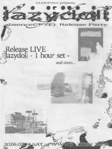 lazydoll リリースパーティーフライヤー