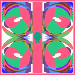 『デザインドミュージック』 4O5人 アートワーク