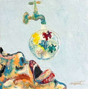 『sound water drop』AKIRAアートワーク