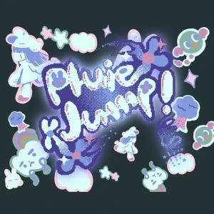【NEWS】チップチューン×アートポップユニット La bit Pluie オリジナル・ゲーム『Pluie Jump!』公開 & ゲームの元となる楽曲「Peu de Sucre」のMV公開 「Pluie Jump!」タイトル画面