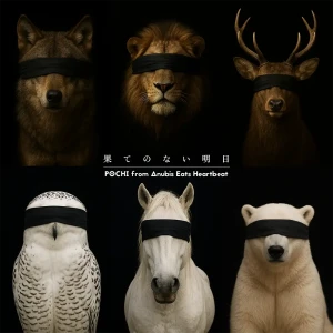 「果てのない明日」POCHI from Anubis Eats Heartbeatアートワーク