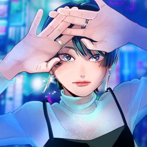 「Scramble City feat. 財津マイ」 Tokimeki Recordsアートワーク