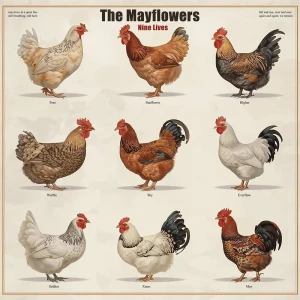 『Nine Lives』/ The Mayflowersアートワーク