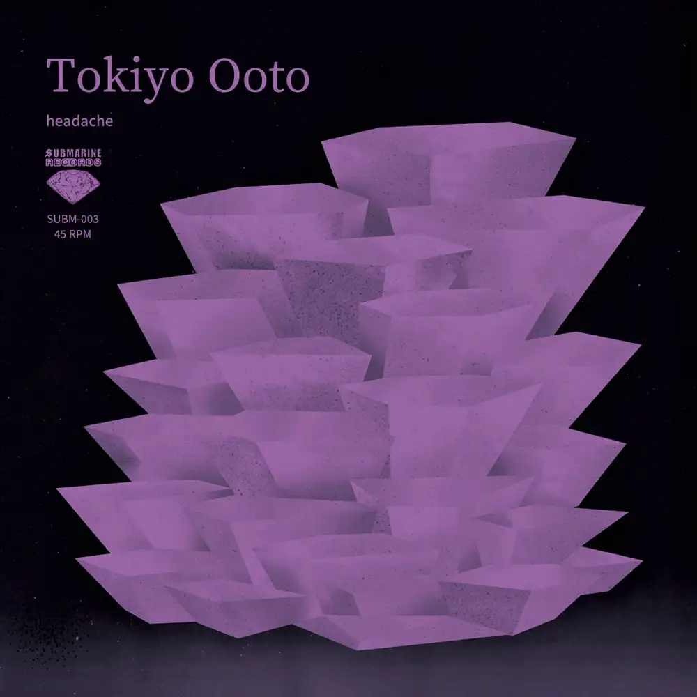 Tokiyo Ooto / The Fax Split 7inchアートワーク