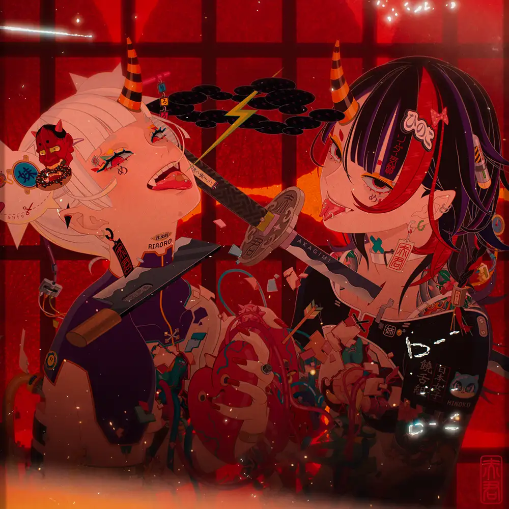 「花魁」/ AKAGIMIiアートワーク