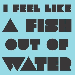 「I Feel Like a Fish out of Water」 アポンタイムアートワーク