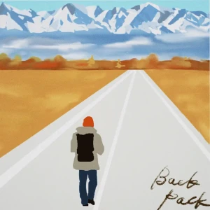 「Back Pack」 アツムワンダフル , 一服trackアートワーク