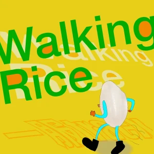 「Walking Rice」/ アツムワンダフル , 一服trackアートワーク