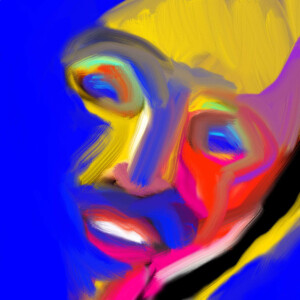 『鉄の鹿、イプトム喰らいの狒々を踏む』deadbodyアートワーク